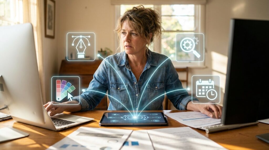 What Tools Can Replace a Writer, Designer, SEO Assistant, and Social Media Scheduler?
